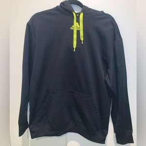 Adidas Hoodie Black & Green Size Medium